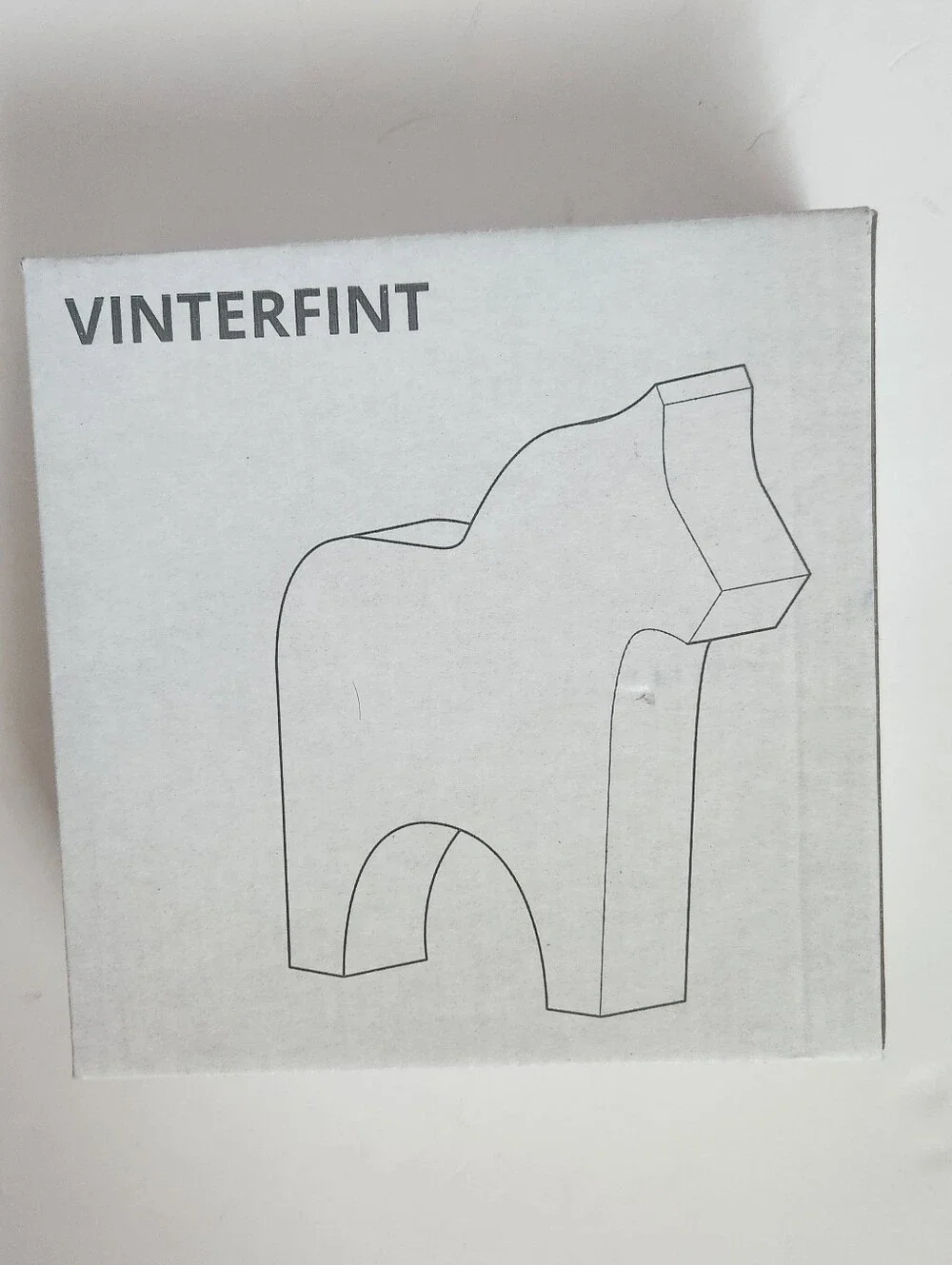 IKEA VINTERFINT Dala Horse Green Glass Collectible Decor Sculpture, NIB